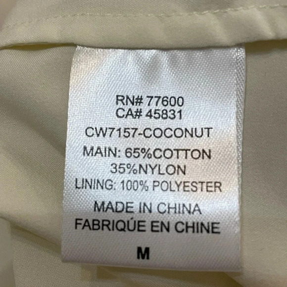 REVOLVE Chaser Embroidered Lace‎ Top NWT Sz Medium color is Coconut - Picture 9 of 9